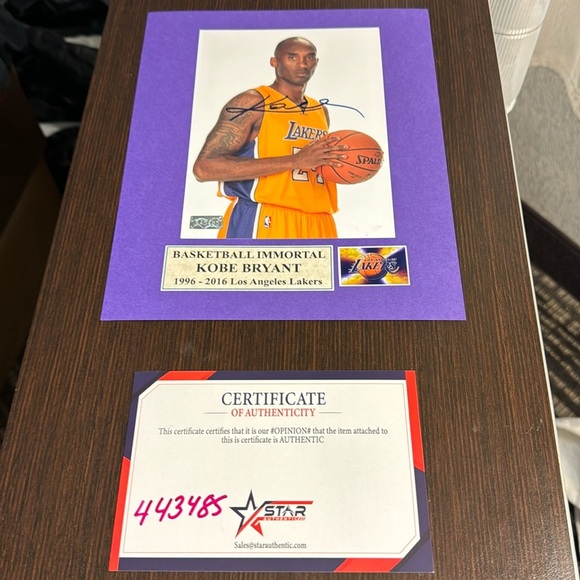 Lakers Kobe Bryant autographed photo - Picture 1 of 1